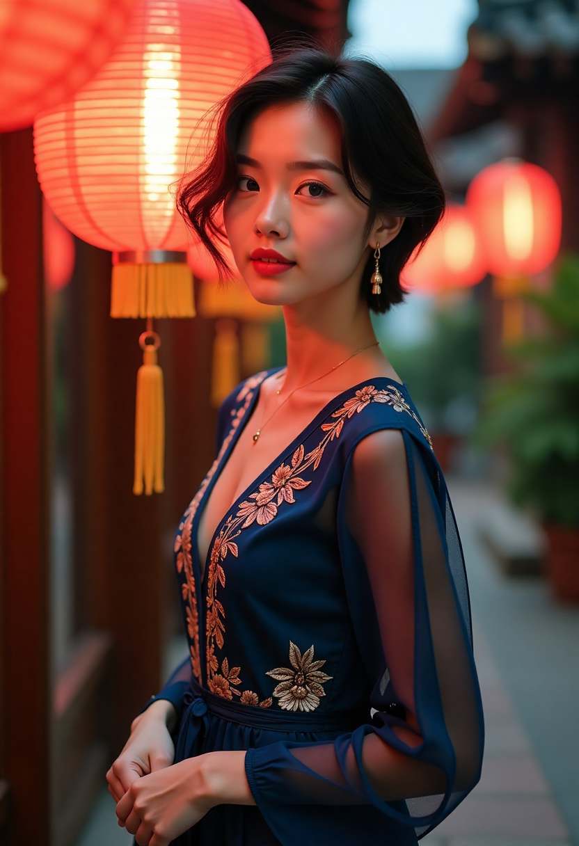 长街灯火海报